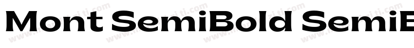 Mont SemiBold SemiBo字体转换